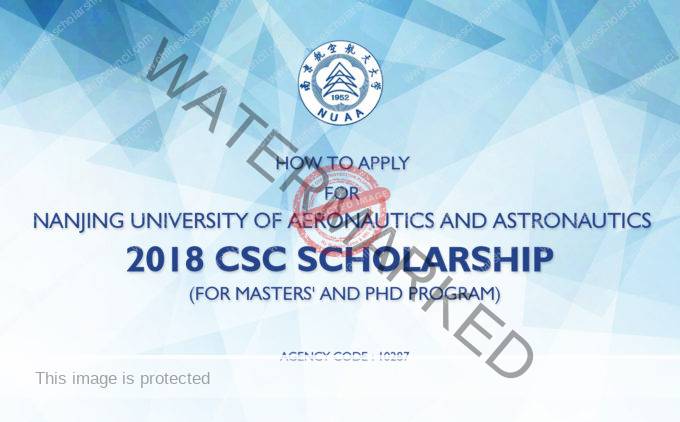 Stipendium der Nanjing University of Aeronautics and Astronautics