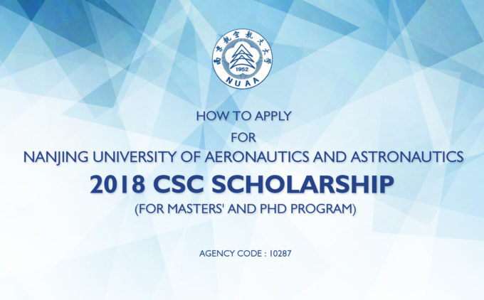 Bolsa de estudos da Universidade de Aeronáutica e Astronáutica de Nanjing