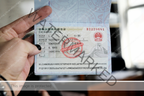 Prosedur Visa Belajar untuk China, Formulir Aplikasi visa China, Persyaratan dan Instruksi