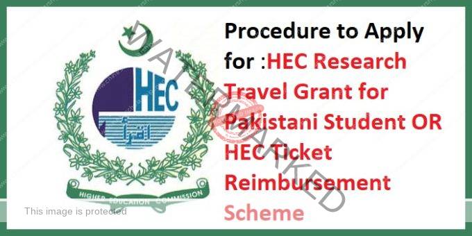 HEC Travel Grant for Doctorate Students