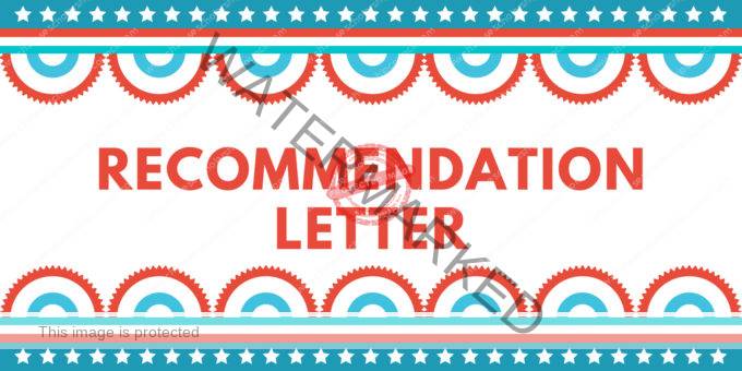 Recommendation Letter